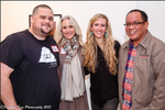 Paul Briggs with (l-r), Lisa Keene, Brittney Lee, and Jeff Ranjo at Frozen book signing in January 2014.