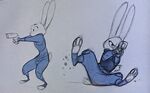 Judy Hopps action concept art