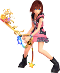 Alt render of Kairi with her Keyblade.