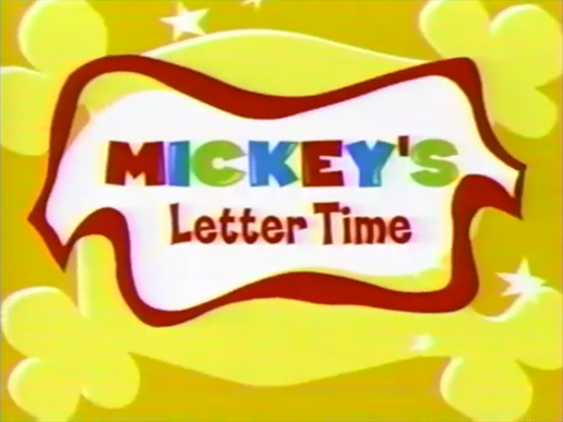 Mickey's Letter Time