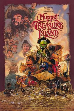 Muppet Treasure Island poster