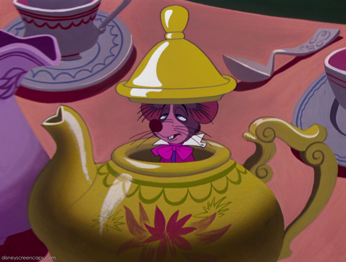 Glass Tea Cup With Yellow Handle, And Jacob