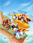 Ducktales NES - Cover Artwork