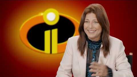 Incredibles 2 "Evelyn Deavor" Behind The Scenes Catherine Keener Interview
