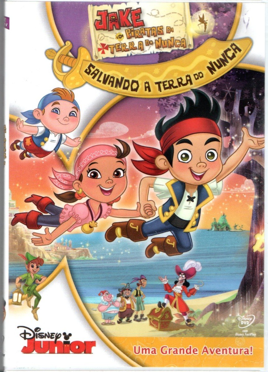 Jake e os Piratas da Terra do Nunca do Disney Jr – desenhos para