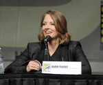 Jodie Foster speaks at the 2012 San Diego Comic Con.