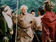 Little John meeting Robin Hood's Merrie Men