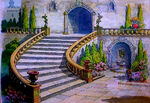 Original Background Painting for The Golden Touch