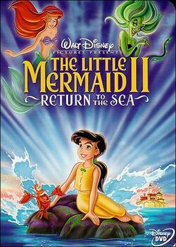 little mermaid 2 dvd cover