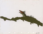 Tylosaurus animation cel
