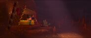Vanellope's makeshift bedroom