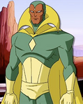 Visión en The Avengers: Earth's Mightiest Heroes.