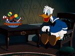 Donald Duck with candy