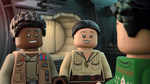 Finn and Rose smiling - The LEGO Star Wars Holiday Special