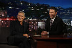 George Clooney visits Jimmy Kimmel Live in December 2017.