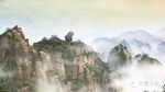 Stitch & Ai Artwork Huangshan Mountain Stone Monkey