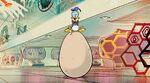 Donald hatches a large egg