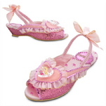 Heart-Shaped Jewel Sleeping Beauty Shoes