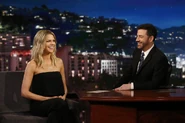 Kaitlin Olson visits Jimmy Kimmel Live in February 2017.