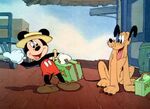 Mickey and Pluto (Mr. Mouse Takes a Trip)