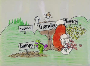 Unpack your adjectives graphic