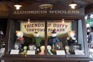 An exhibition displaying various outfits for Duffy.