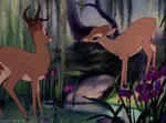 Young adult Bambi meets young adult Faline
