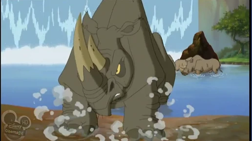 Buto hogging the waterhole