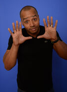 Donald Faison poses for a photo at the 2014 Sundance Film Fest.