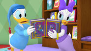 Donald and daisy love books