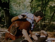 Master Fitzooth lying dead before his son