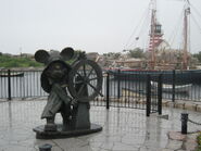 The Mouse at the Wheel, the symbol of Old Cape Cod at American Waterfront.