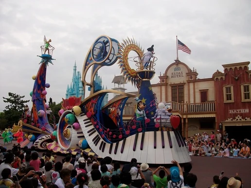 Jubilation parade at TDL