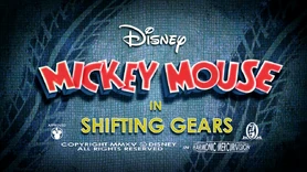 Mickey Mouse Shifting Gears Title card