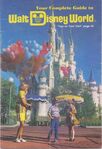 A 1978 guide book featuring a balloon vendor in front of Cinderella Castle