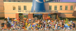 The group photo that concludes Once Upon a Studio, featuring over 500 Disney characters from multiple feature films and shorts represented.