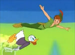 Donald with Peter Pan.