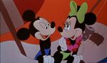 Mickey and Minnie on their anniversary