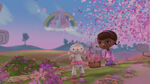 Thousands of butterflies flying above doc and lambie