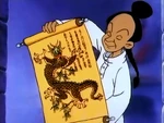...who presents an ancient scroll...
