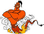 Clip art of Genie Jafar