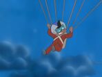 Disney's Quack Pack - Nigel Nightshade as a Parachute Man