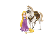 Rapunzel with Maximus