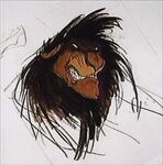 Scar as a rogue lion by Chris Sanders.