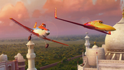 Flying around the Taj Mahal with Dusty