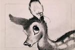 Bambi and a fieldmouse by Frank Thomas
