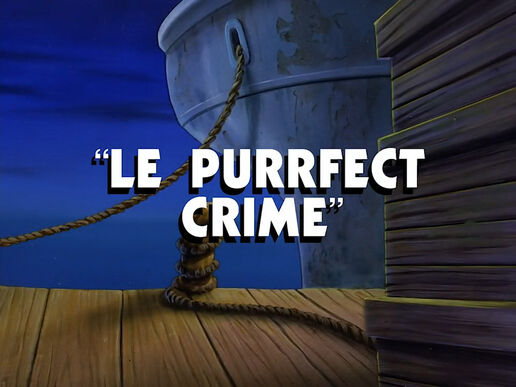 Le Purrfect Crime title card