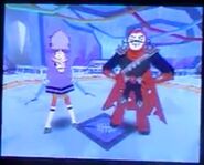 Mitch with Heinz Doofenshmirtz in Phineas and Ferb Ride Again.