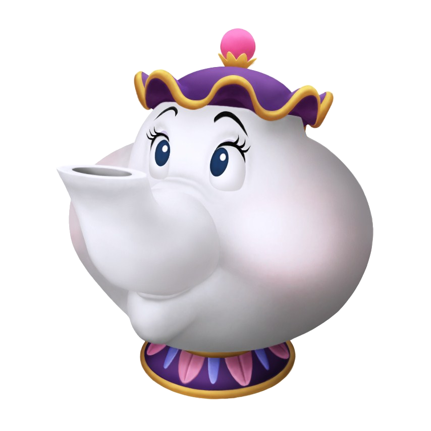 Teiera disney LA BELLA E LA BESTIA mrs Potts