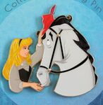 Sleeping Beauty Limited Adtion Aurora and Samson Trading Pin